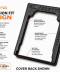 Back view of Lectric XP 4.0 And XP Trike2 Screen Protector Cover With Clear TPU Shield showing precision fit design