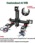Dual Axis Or Triple Axis T06 Lead Screw Linear Sliding Stage Kit For Desktop Positioning Equipment Gantry Frame Build With Integrated Rail System And Smooth Transmission For Dope Precision Robotic Or Fixture Setup, XYZ view