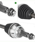 Street Proven Heavy Duty Front Right CV Axle Shaft Assembly For Toyota Camry Avalon Highlander Solara Direct Bolt Up Drive Kit Auto Trans Fwd zero hassle fit close-up of the axle components.