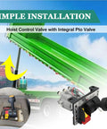 Power Take Off PTO Hoist Air Shift Control Valve For Truck And Trailer Hydraulic Systems, Dump Truck Valve Tipper display