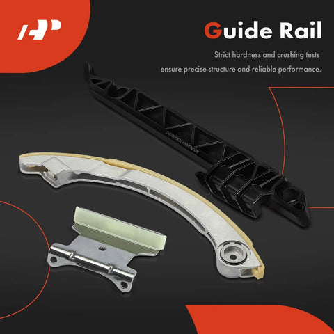 Guide rails from 7 Piece Engine Timing Chain Kit With VVT Sprocket For Chevy GMC Buick Saab Saturn Pontiac Cars 2.0L 2.4L
