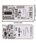 Microwave Sensing Module For Garage Lighting And Building Automation, compact 4.1 x 2.01 cm PCB motion detector