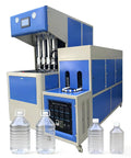 Heavy Duty Pet Stretch Blow Molding Machine For Household Containers Quick Mold Change System with bottle production setup.