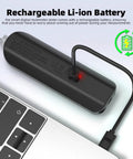 Rechargeable Digital Multimeter Tester With Smart Mode And Red Green Backlight for DIYers showing Li-ion battery charging via USB.