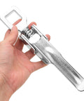 Heavy Duty Stainless Steel Toggle Latch Clamp Locking Hold Down Mechanism For Cargo Secure Heavy Duty Truck Bed Cargo Lashing Gear You Can Not Mess Up held in hand