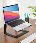 Built To Last Durable Metal Laptop Stand For Desk 10 To 16 Inch Laptops Portable Riser With Adjustable Height Notebook Holder