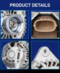 Beefed Up 150A Direct Fit Alternator Replacement details for Nissan Murano 2015-2017 V6 3.5L and other models