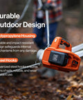 SuperHandy Portable Capstan Winch 2000 Lb Pull DC 48V Brushless Motor For Off Road Recovery And Forestry Heavy Duty steel hooks