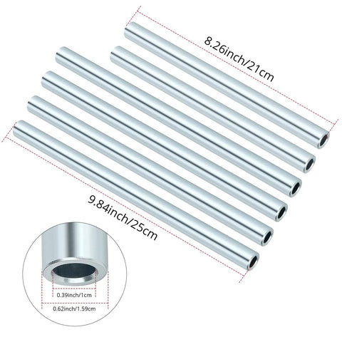 Heavy Duty Front And Rear A Arm Bushing Kit For Polaris RZR 800 Series UTVs 2008 Through 2014 with dimensions shown.