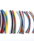 Ultimate 70 Piece Heat Shrink Tube Kit With Polyolefin Wire Wrap Tubing, 5 Smalls Sizes And 7 Cool Colors, Flame Retardant For Cars Motor Homes And Garages Shops At Up To 230 Degrees F. assorted heat shrink tubes in 5 sizes and 7 colors