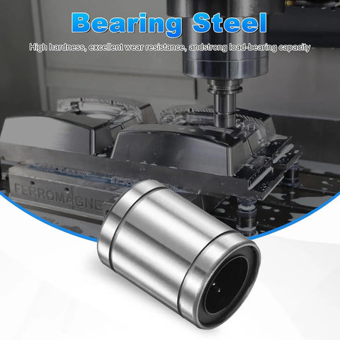 LM20UU Linear Ball Bearings 20mm Bore 32mm OD 42mm Length Four Pack Double Sided Rubber Sealed in CNC machine