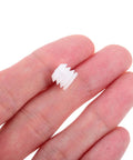 Cabinet Door Repair Kit With White Plastic Dowel Pins And Self Tapping Screws Easy DIY Friendly Installation For Vanity Doors And Home Storage Durable Hinge Dowels And Hardware Pack Of 600, white plastic hinge dowel pin in hand