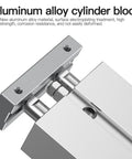 Dual Axis Pneumatic Cylinder With One Inch Bore And Two Inch Stroke Magnetic Double Acting Aluminum Air Cylinder close-up
