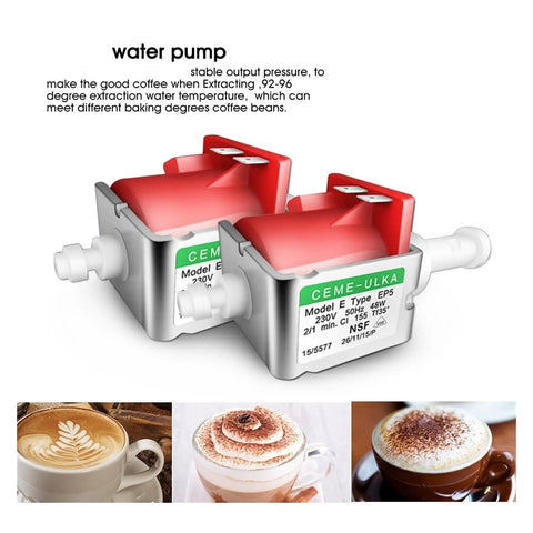 CEME-ULKA water pump for Semi Automatic Espresso Coffee Machine For Home Or Small Cafe Pro Grade Coffee Maker 220V
