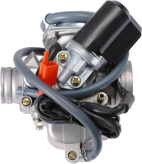Universal Engine Carb Kit With Manifold, Air And Fuel Filter For 110cc To 150cc Scooters And ATVs, Bolt On Fit
