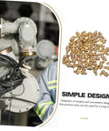 Grease Fitting Kit Zerk Fittings Assortment SAE Straight And Angled Nozzles displayed with machinery in background