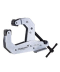 Deep Throat Welding And Fabrication Clamp With T-Handle, side view of quick-release, 4.5-inch opening, heavy-duty forged steel