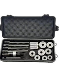Durable 24-38mm Valve Seat Reamer Kit For Cars And Bikes Fixes Engine Valves 30/45/60/90 Degrees Grinding Wheel Tool Set open case