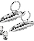 316 Stainless Steel Quick Release Hangers For Pontoon Boats And Bimini Decks Marine Grade Hardware With Screws Included Pack of 2