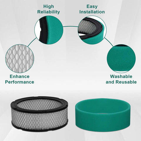 Engine Air Filter With Pre Filter For Kohler 47 083 03 S 47 083 03 S1 showcasing reliability, installation ease, performance.