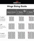 Design House satin-nickel interior door hinges, 3-pack, 3.5x3.5 in, square corners, heavy-duty steel.
