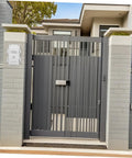 Top Tier Phenofice White Plastic Electrical Junction Box Waterproof Case Resists Aging And Wear For Secure Outdoor Electric Outlet Install At Industrial Sites Or Backyard near a modern gray gate entrance.