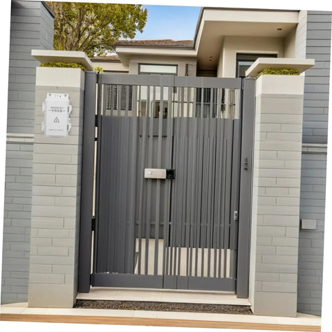 Top Tier Phenofice White Plastic Electrical Junction Box Waterproof Case Resists Aging And Wear For Secure Outdoor Electric Outlet Install At Industrial Sites Or Backyard near a modern gray gate entrance.