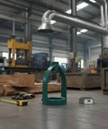 Upgrade Your Woodworking With This Heavy Duty Mortising Machine Drill Press Attachment, green steel mortising tool, workshop setting.