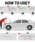Instructions for using Universal OBD II Scanner for All Cars, Engine Fault Code Reader and CAN Diagnostic Tool.