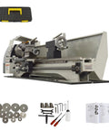 Jaryannix 8 Inch By 32 Inch Mini Metal Lathe With Brushless Motor and Digital Display, tools and user manual included.