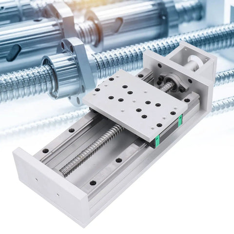 Premium 200 Millimeter Electric Linear Slide Table With 1605 Ball Screw And Limit Switch for precision CNC positioning.