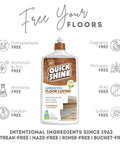 Straight Up Slick Hardwood Floor Polish In A Compact 27 Oz Bottle With Natural Ingredients For High Gloss Shine.