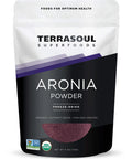 Organic Aronia Powder 4 Oz Freeze Dried Antioxidant Packed Superfood For Smoothies And Shakes Non GMO Gluten Free Vegan 100 Percent Certified