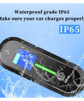 Portable Type 2 EV Charger 3.6KW 16AMP 240VOLT Electric Car Charging Cable display showing IP65 waterproof rating.