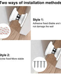 Magnetic RV Door Holder Keeps Doors Open Hands Free for Motorhomes Travel Trailers and Campers White Finish installation methods