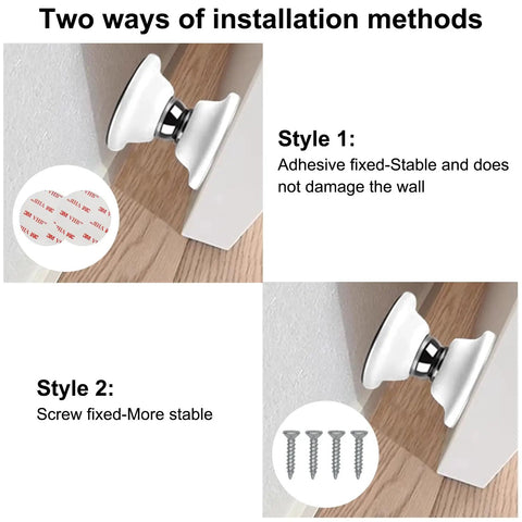 Magnetic RV Door Holder Keeps Doors Open Hands Free for Motorhomes Travel Trailers and Campers White Finish installation methods