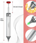 Desoldering Solder Sucker Pump No Clog Vacuum Tool For Electronics with Heat Resistant Nozzle and Durable Spring Design