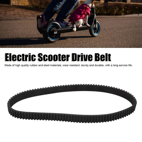 Heavy Duty Rubber Timing Belt With 13 Tooth Sprocket For Electric Scooter Drive, 535mm long, wear-resistant PU material.