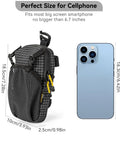 Backpack Strap Phone Pouch Ultra Lightweight Waterproof Phone Pocket Clips To Your Shoulder Strap For Hiking Travel And Cycling