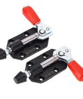 Two Piece Push Pull Toggle Clamp Set For Woodworking And DIY Positioning Jig Accessories Left Right 20mm Stroke