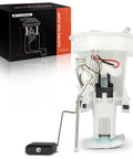 Top Tier Electric Fuel Pump Module Assembly For BMW 318i 318Is 318Ti 325is M3 1991 Through 1995 Straight Bolt On Plug And Play OE Style Drop In Setup Performance close-up view with detailed wiring.