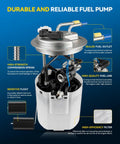 Drop-In Fuel Pump Assembly For 2008-2014 Suburban 1500 5.3L, 2008-2013 Avalanche 5.3L, 2008-2014 Yukon XL 1500 5.3L/6.2L, And 2009-2014 Escalade ESV/EXT 6.2L Engine - OEM-Grade Direct-Fit Replacement with labeled components