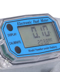 Industrial 2In Turbine Flow Meter With Digital End Turbine Meter For Liquid Fuel Water Gas Oil, Electronic Flowmeter display