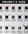Image showing 15 styles of Dope 30Pcs Short Spindle Quartz Clock Movement Kit With Silent Mechanism for DIY wall clocks.