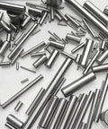 Stainless Steel Locating Dowel Pin Set 100-300 Pcs M1 To M6, Cylindrical Precision Pins scattered on white background