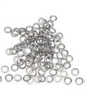 Close-up of M3 304 Stainless Steel O Ring And Lock Washer Kit with assorted rings and washers for auto DIY fixes.