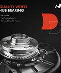 Front Right Steering Knuckle And Wheel Bearing Hub Assembly For Volkswagen Jetta Golf Beetle 1999 To 2010 With 288 Mm Rotor
