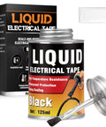 Liquid Electrical Tape Quick Drying Insulating Glue Black Waterproof Wire Sealant For Electrical Connections, 125 ml container