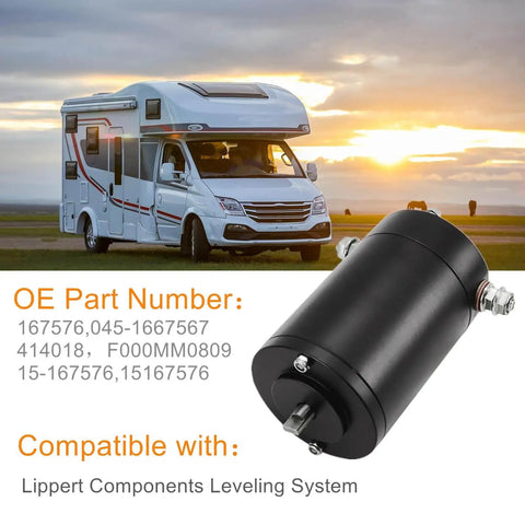 Heavy Duty Hydraulic Pump Motor For Lippert Leveling And Slide Out Systems Beefy Birotational Drive Compatible With 167576 And 414018 Replacement Unit For Rv Camper No Sweat Setup Rock Solid Power