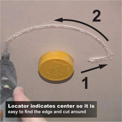 Stop Sweating Those Tricky Drywall Cutouts With This Heavy Duty Magnetic Recessed Light Layout Tool That Snaps Together Through Sheetrock To Nail Perfect Centers And Slash Guesswork Dead